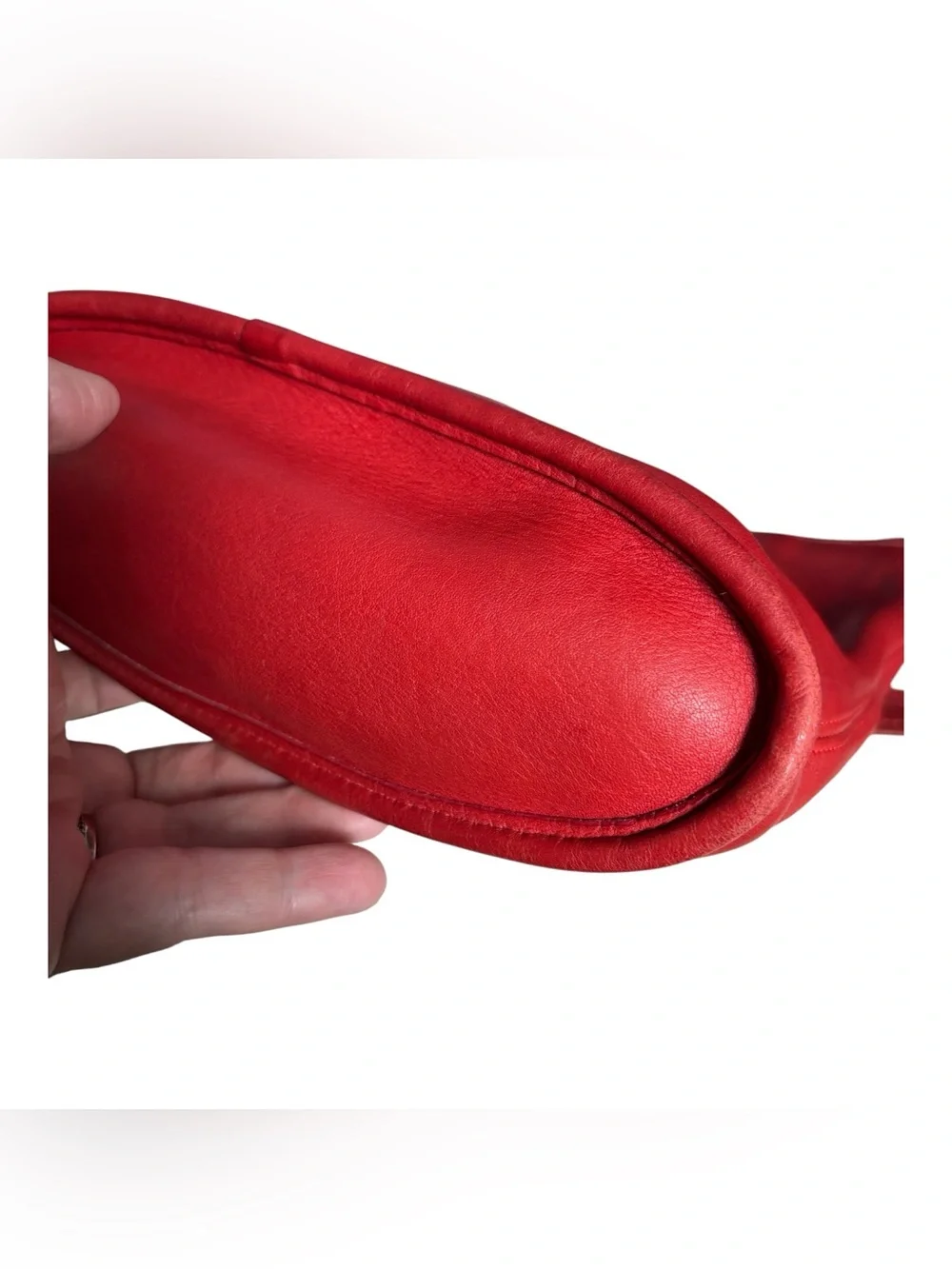 Vintage Coach Slim Duffle, Red